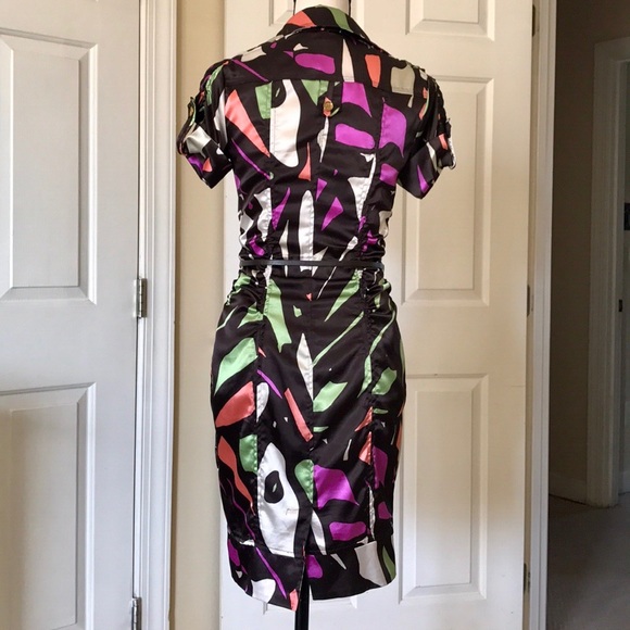 XOXO BUTTON UP DRESS WITH REMOVABLE BELT - Picture 4 of 10